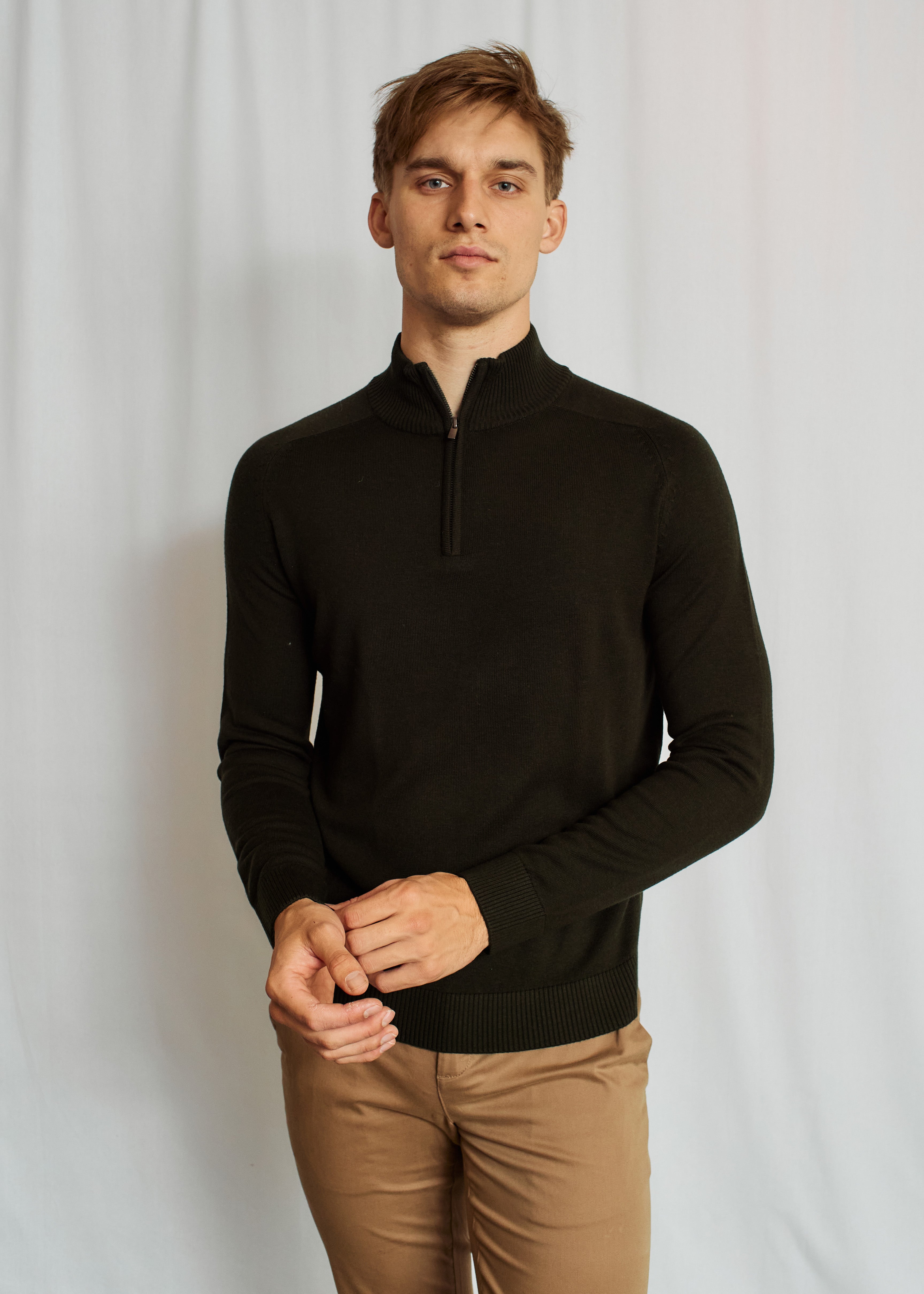 Bruun & Stengade Zip Neck Regular
